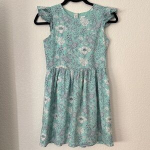 Gap Floral Mint Green Kids Dress